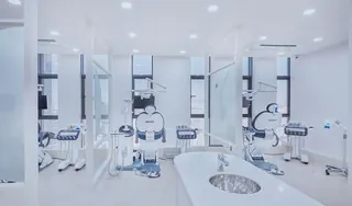 오픈진료실 가운데 소독 세면대